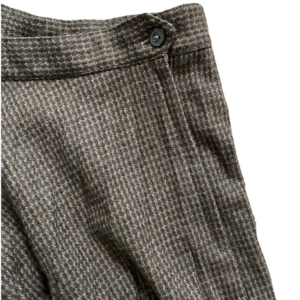 Vintage Wool Accordion Midi Tweed Skirt 2-4 XS-S - Picture 5 of 8